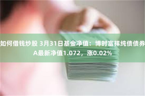 如何借钱炒股 3月31日基金净值：博时富祥纯债债券A最新净值1.072，涨0.02%